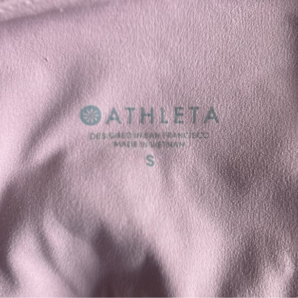 Athleta Barre Rib Tight Yoga Leggings Sugarplum Muave Size S - Picture 5 of 7